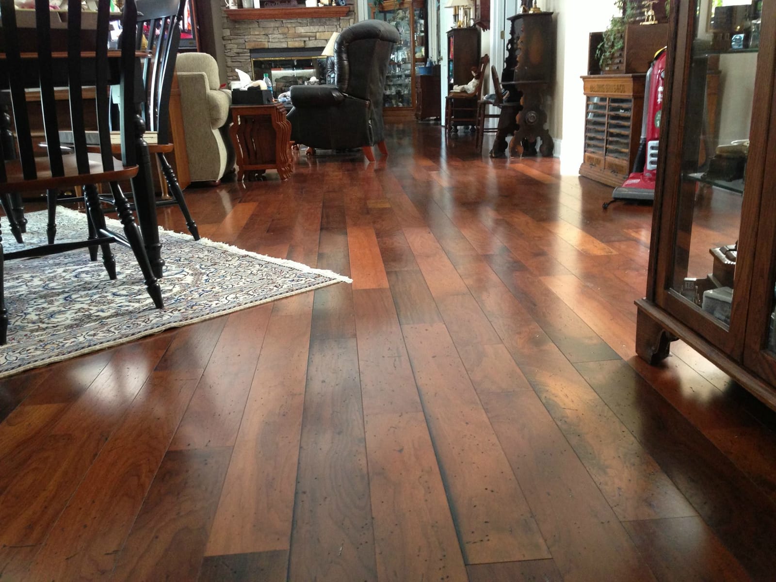 Hardwood flooring installed by Miller's Wholesale Flooring in East Tennessee
