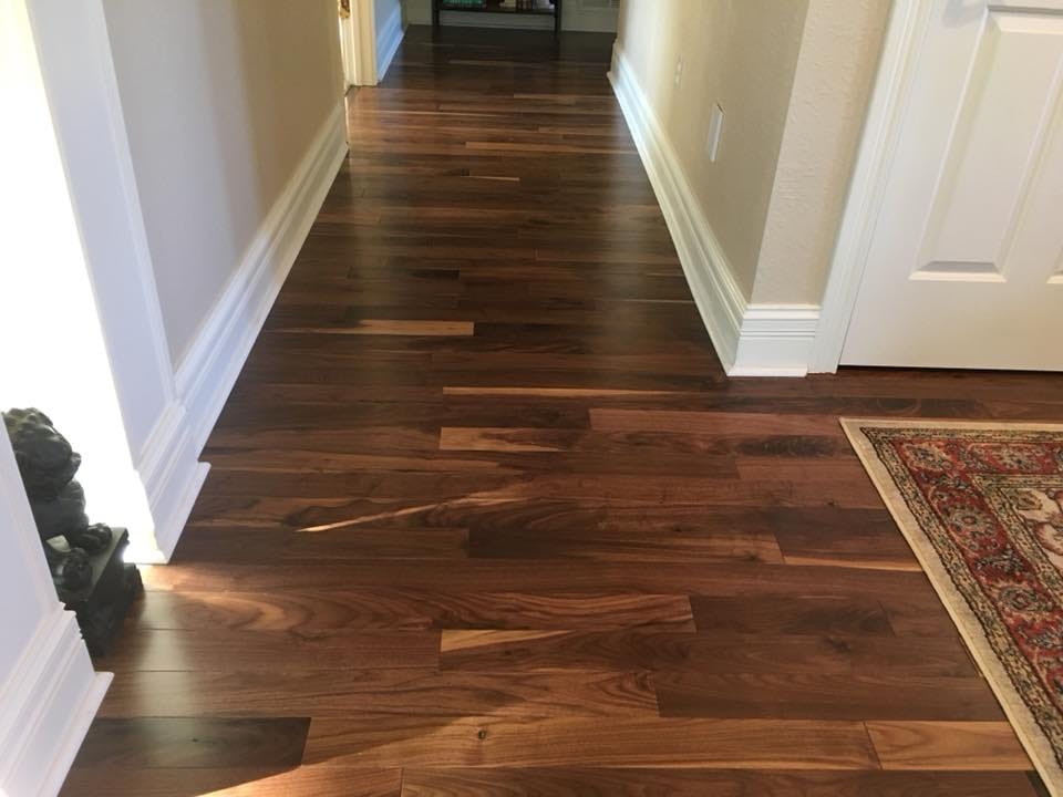 Hardwood flooring installed by Miller's Wholesale Flooring in East Tennessee
