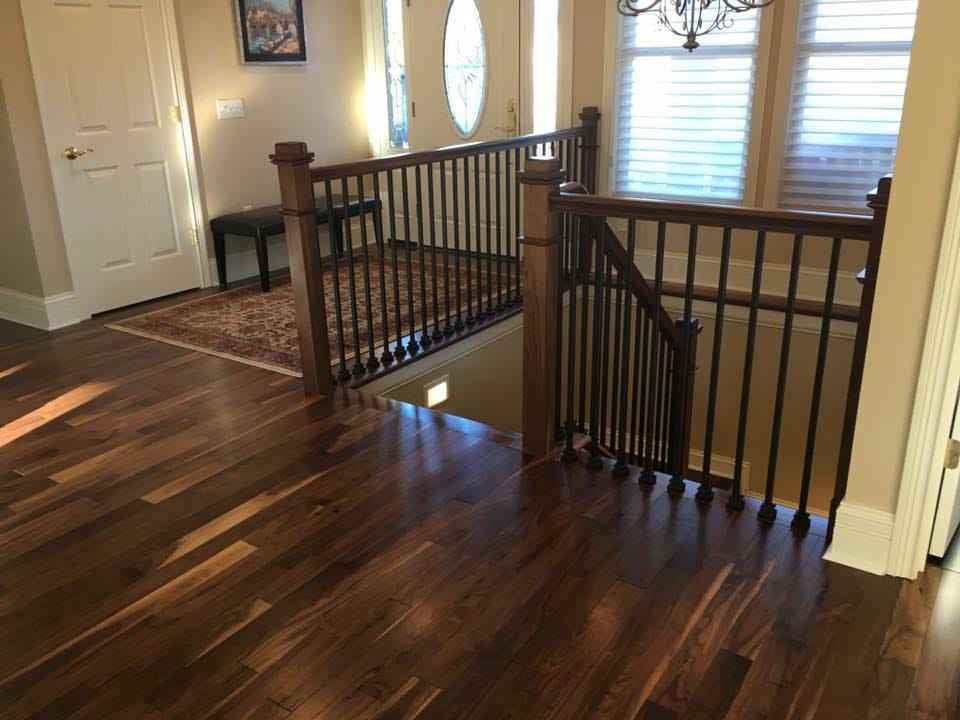 Hardwood flooring installed by Miller's Wholesale Flooring in East Tennessee