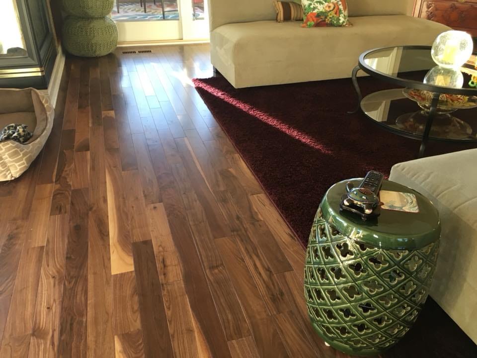 Hardwood flooring installed by Miller's Wholesale Flooring in East Tennessee