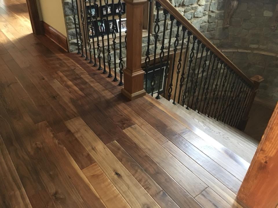 Hardwood flooring installed by Miller's Wholesale Flooring in East Tennessee