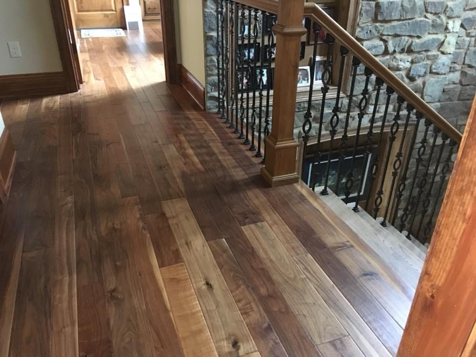 Hardwood flooring installed by Miller's Wholesale Flooring in East Tennessee