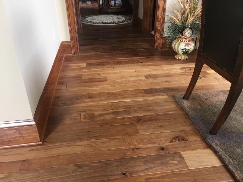 Hardwood flooring installed by Miller's Wholesale Flooring in East Tennessee