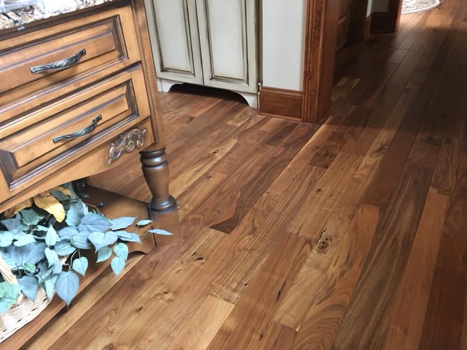 Hardwood flooring installed by Miller's Wholesale Flooring in East Tennessee