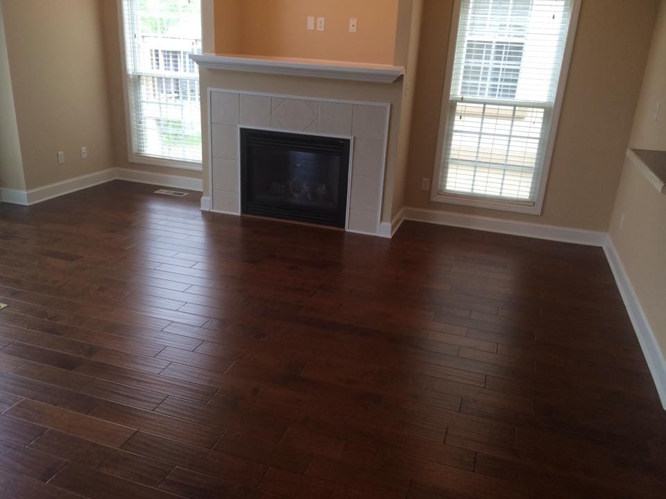 Hardwood flooring installed by Miller's Wholesale Flooring in East Tennessee