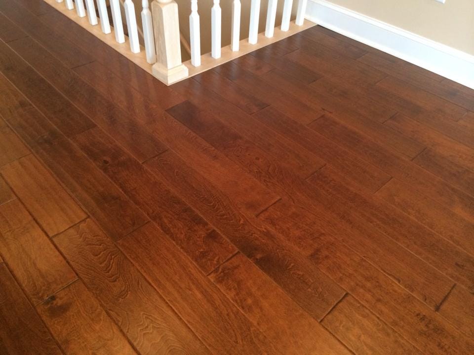 Hardwood flooring installed by Miller's Wholesale Flooring in East Tennessee