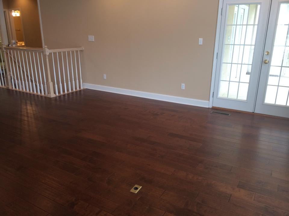 Hardwood flooring installed by Miller's Wholesale Flooring in East Tennessee