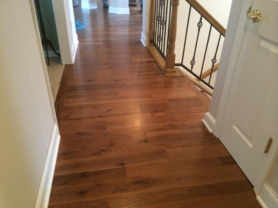 Hardwood flooring installed by Miller's Wholesale Flooring in East Tennessee