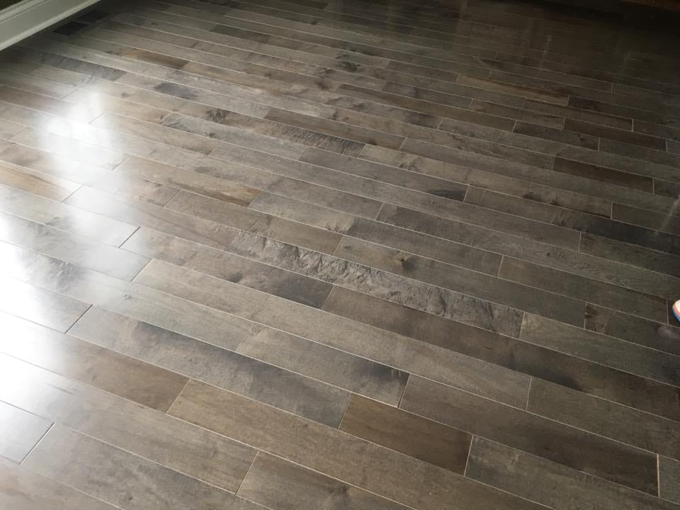 Hardwood flooring installed by Miller's Wholesale Flooring in East Tennessee