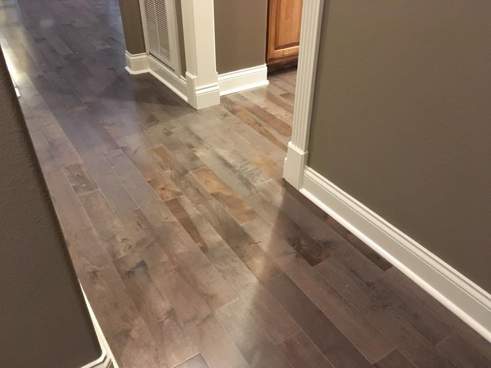 Hardwood flooring installed by Miller's Wholesale Flooring in East Tennessee