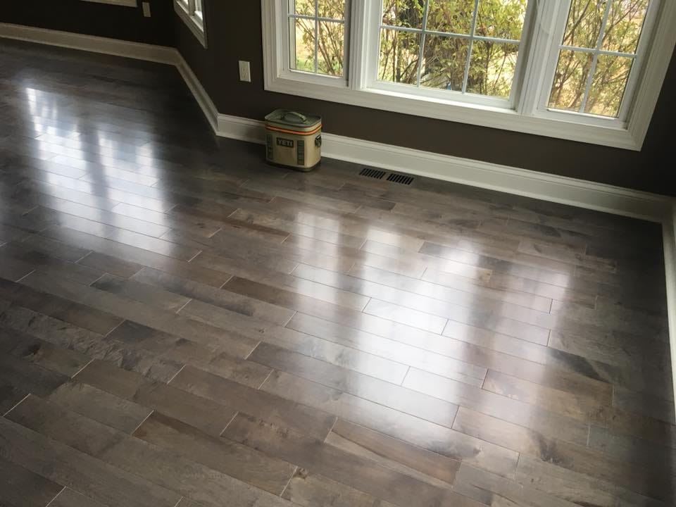 Hardwood flooring installed by Miller's Wholesale Flooring in East Tennessee