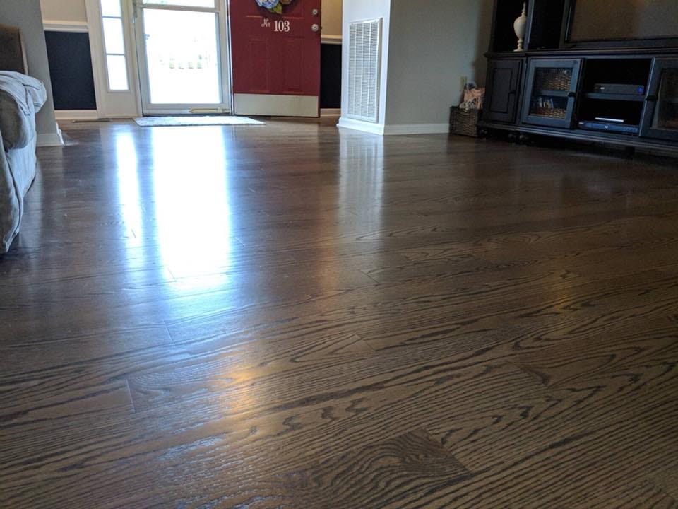 Hardwood flooring installed by Miller's Wholesale Flooring in East Tennessee