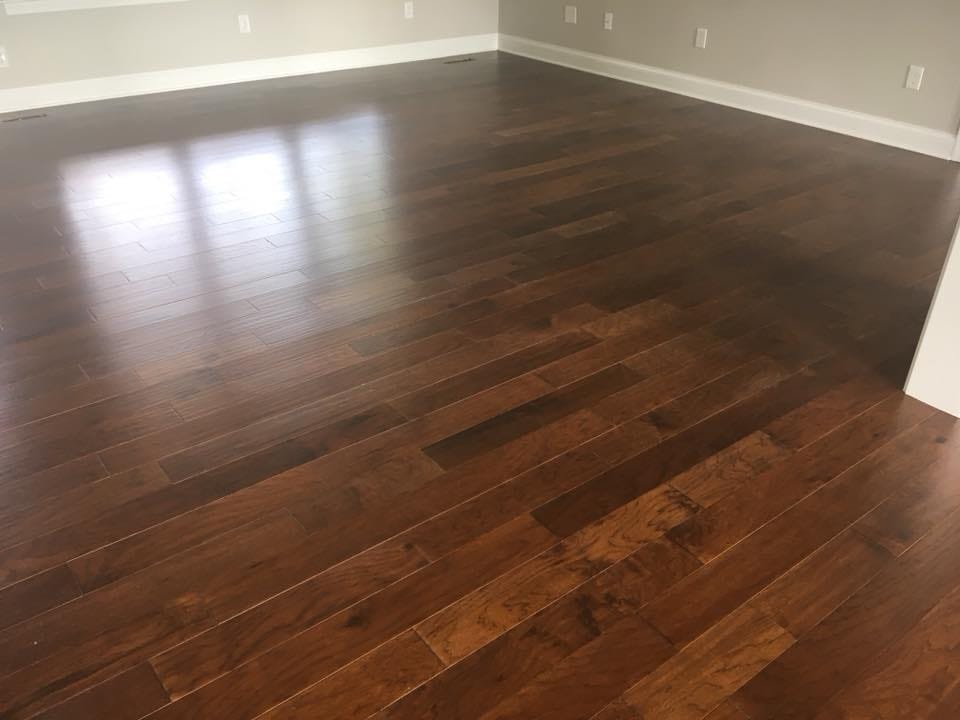 Hardwood flooring installed by Miller's Wholesale Flooring in East Tennessee