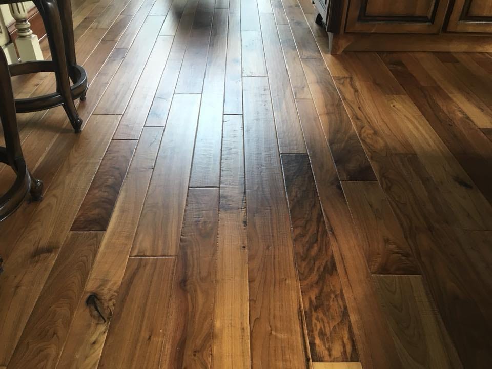Hardwood flooring installed by Miller's Wholesale Flooring in East Tennessee