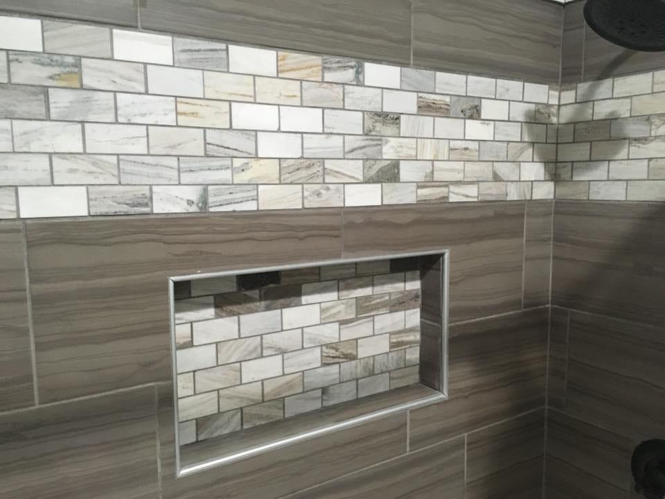 Tile & Stone flooring installed by Miller's Wholesale Flooring in East Tennessee