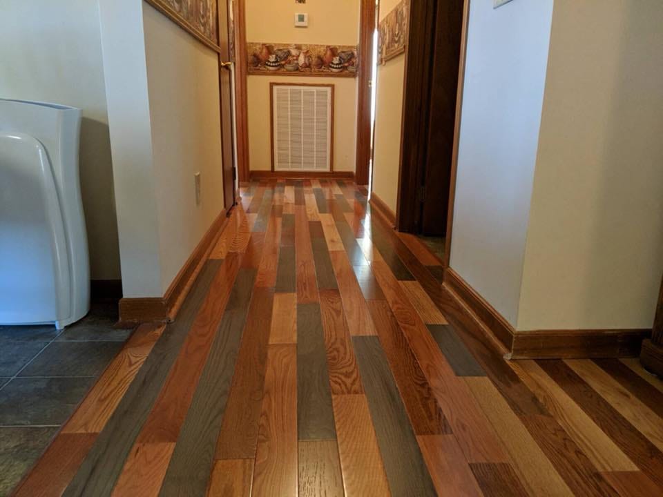 Hardwood flooring installed by Miller's Wholesale Flooring in East Tennessee