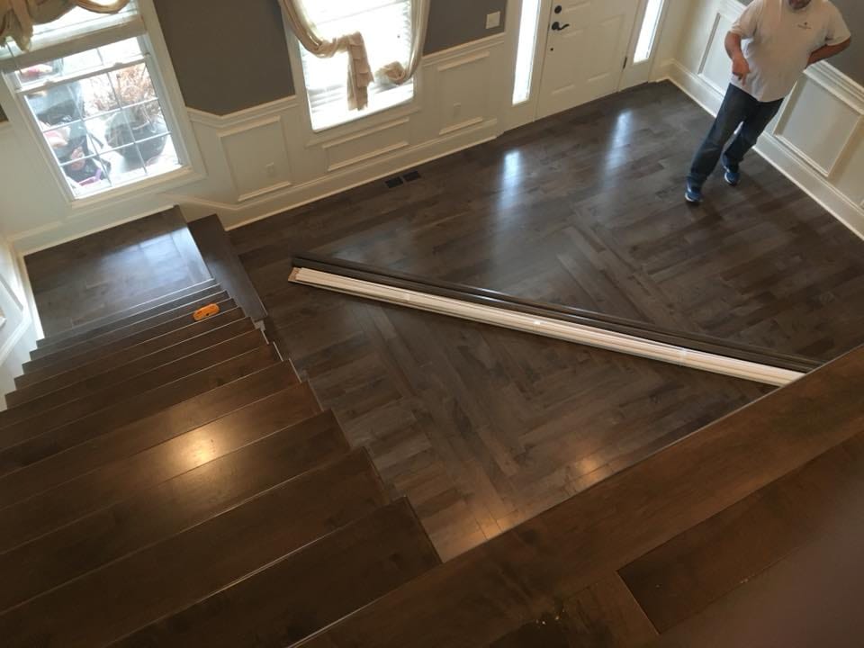 Hardwood flooring installed by Miller's Wholesale Flooring in East Tennessee