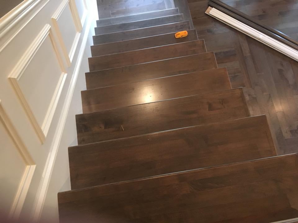 Hardwood flooring installed by Miller's Wholesale Flooring in East Tennessee