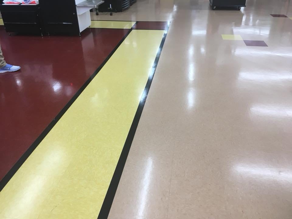 Commercial flooring installed by Miller's Wholesale Flooring in East Tennessee