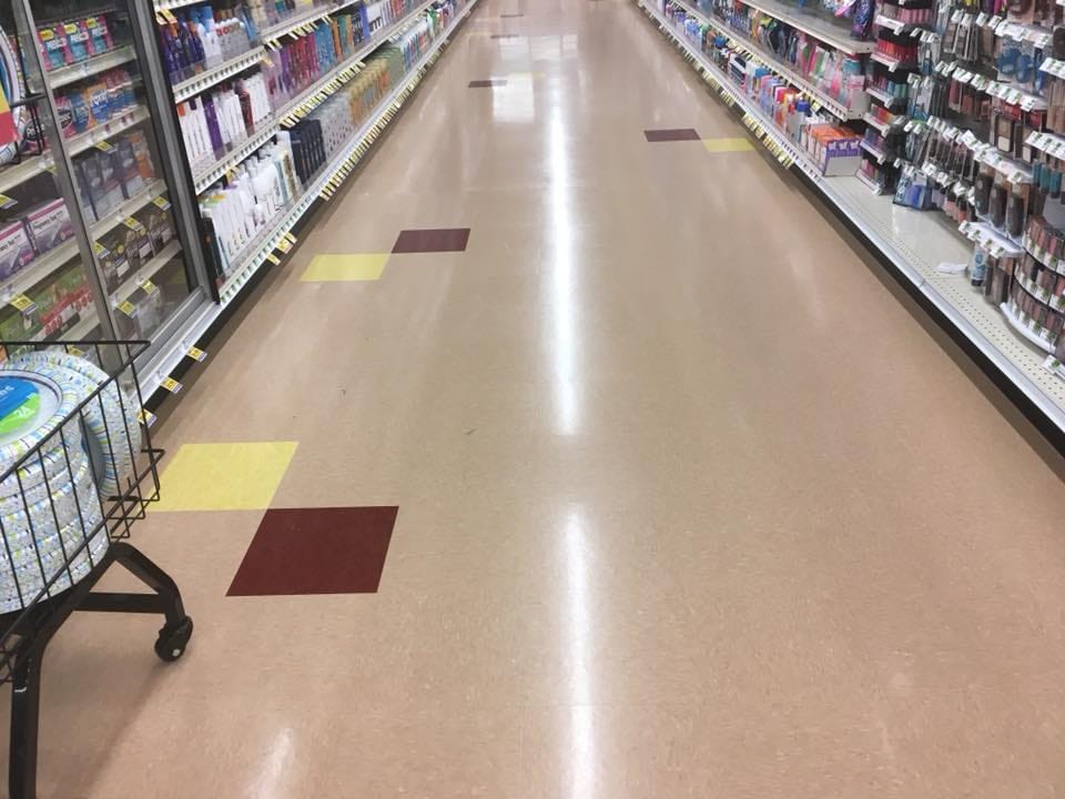 Commercial flooring installed by Miller's Wholesale Flooring in East Tennessee