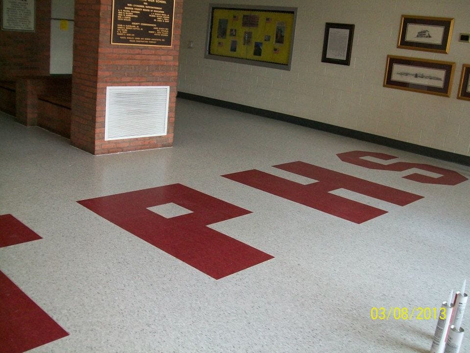 Commercial flooring installed by Miller's Wholesale Flooring in East Tennessee