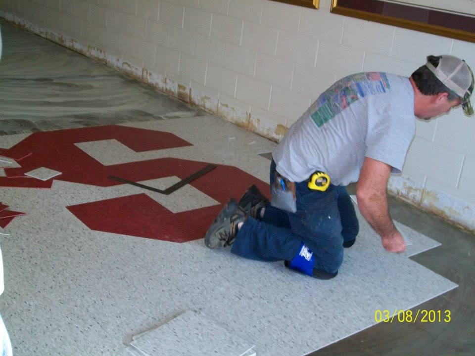 Commercial flooring installed by Miller's Wholesale Flooring in East Tennessee