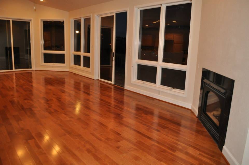 Hardwood flooring installed by Miller's Wholesale Flooring in East Tennessee