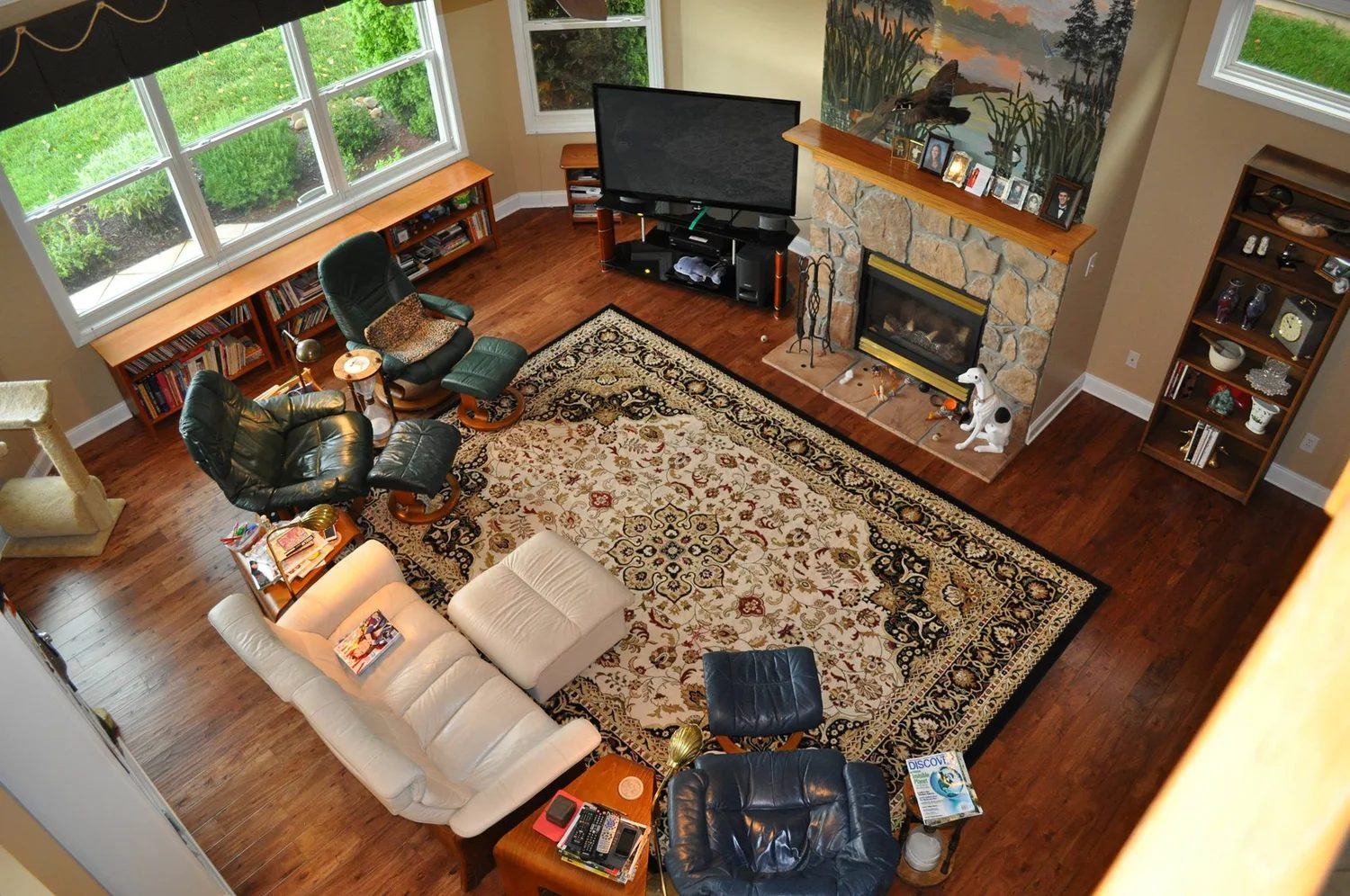 Beautiful hardwood flooring in an East Tennessee home